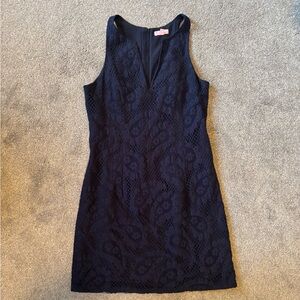 Lily Pulitzer Augusta Lace Shift dress - Size 10 - Navy